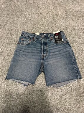 Levi's 501 High-Rise Denim Shorts - Light Blue Wash